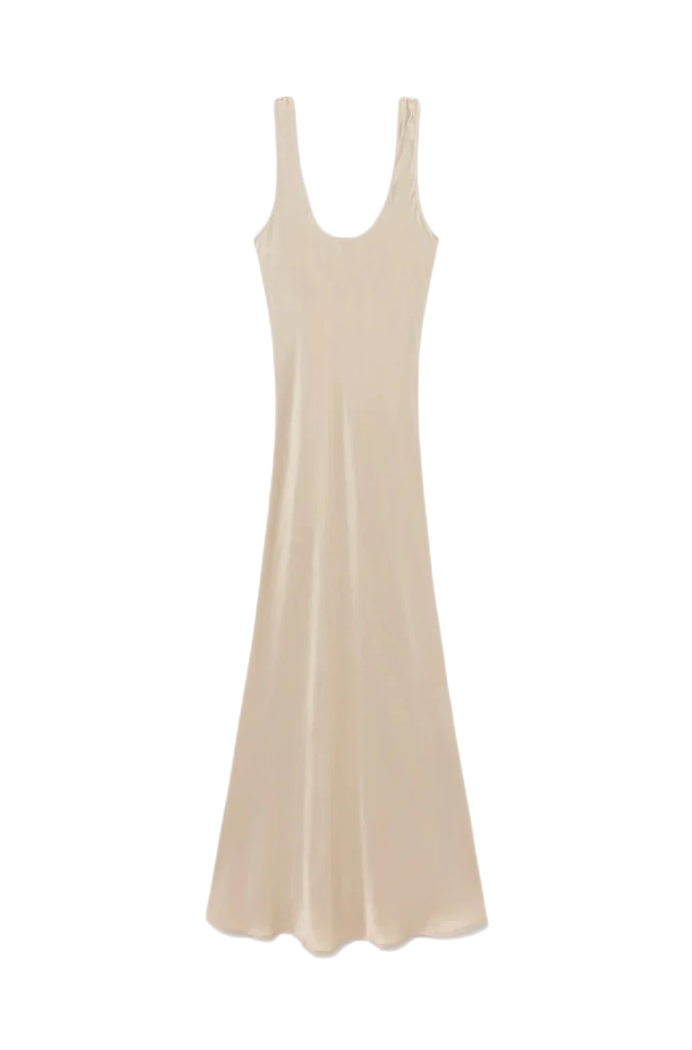 HAisTsiAH Dress Cream / Extra-Small The Full Sleeveless Dress in Silk
