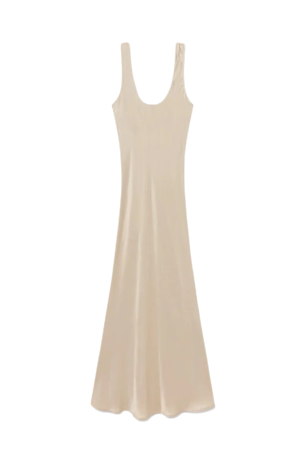 HAisTsiAH Dress Cream / Extra-Small The Full  Sleeveless Dress in Silk